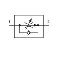 ARGO-HYTOS SF2C2A-K2/l 2 Way Flow Control Valves with Free Flow Check Valves